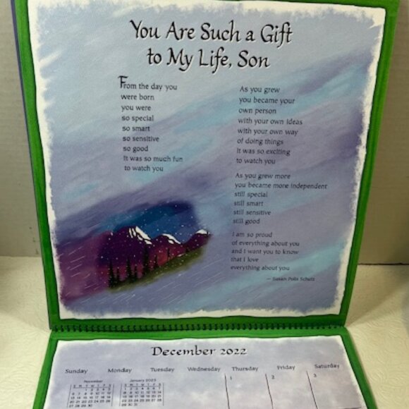 2022 "To My Son, I Love You" 12-Month Wall Calendar by Susan Polis Schutz - Picture 7 of 13